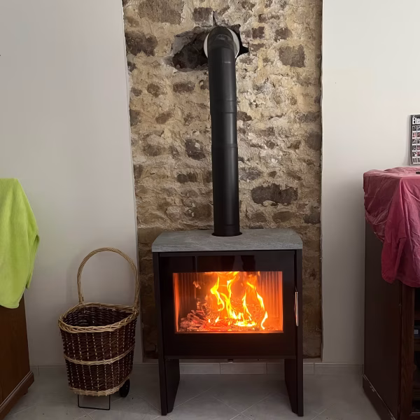 Installation de poêle à bois par L'Artisan du feupoêle à bois