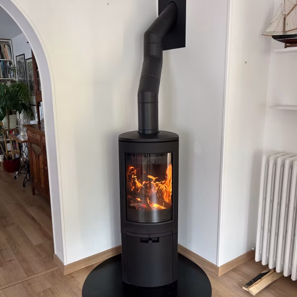 Installation de poêle à bois par L'Artisan du feupoêle à bois