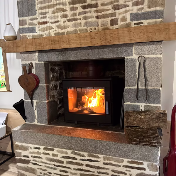 Installation de poêle à bois par L'Artisan du feupoêle à bois