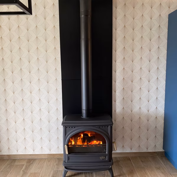 Installation de poêle à bois par L'Artisan du feupoêle à bois